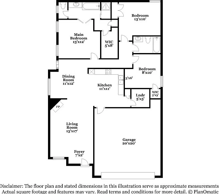 3 bed, 2.0 bath, 1285 sqft, $1,720 — Photo 2