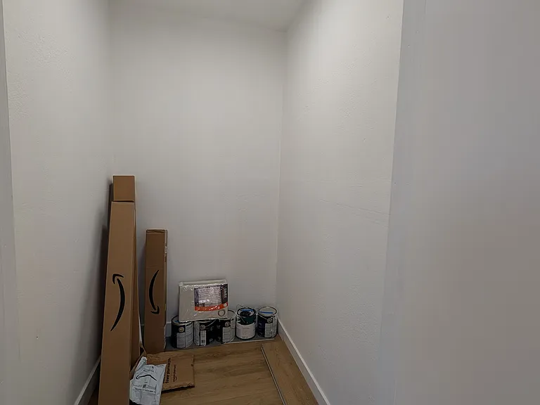 extra large storage room inside the apartment