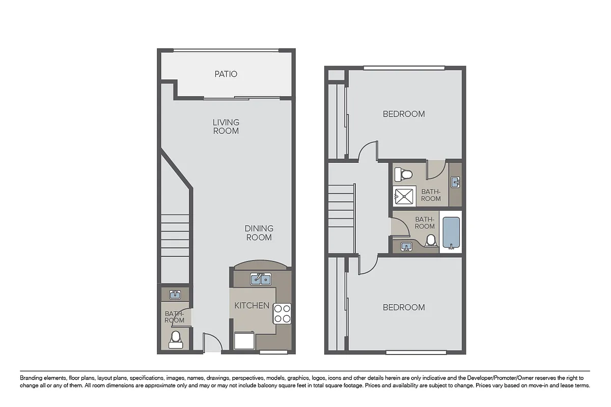 Floor plan Plan 2C Townhome