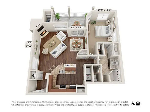 Floor plan 1CA