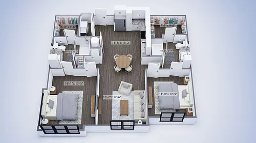 Floor plan The Sun