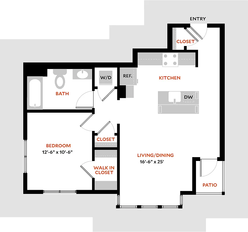 Floor plan Plan 1G