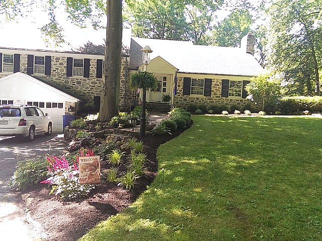 Front facing North