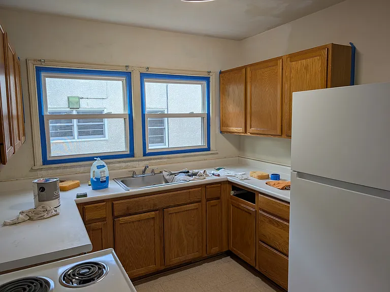 kitchen facing north