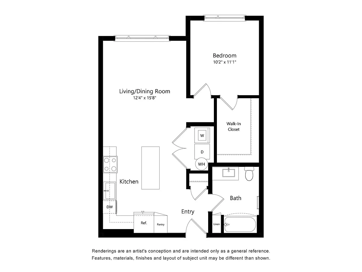Floor plan Astral by Alta 1B-A-ADA