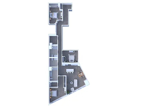Floor plan Three Bedroom C4