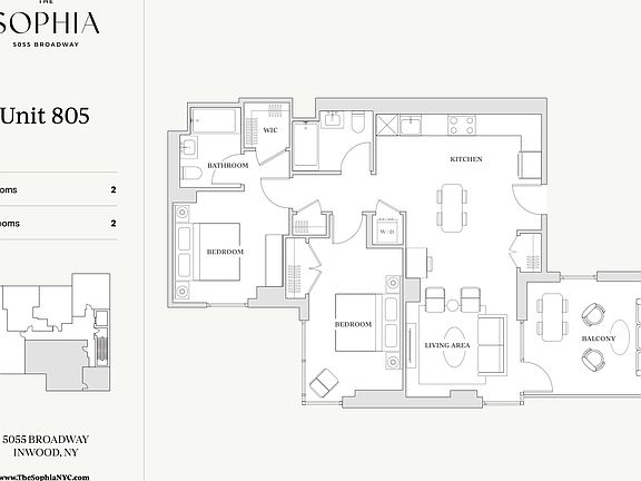 2nd image of 5055 Broadway #805