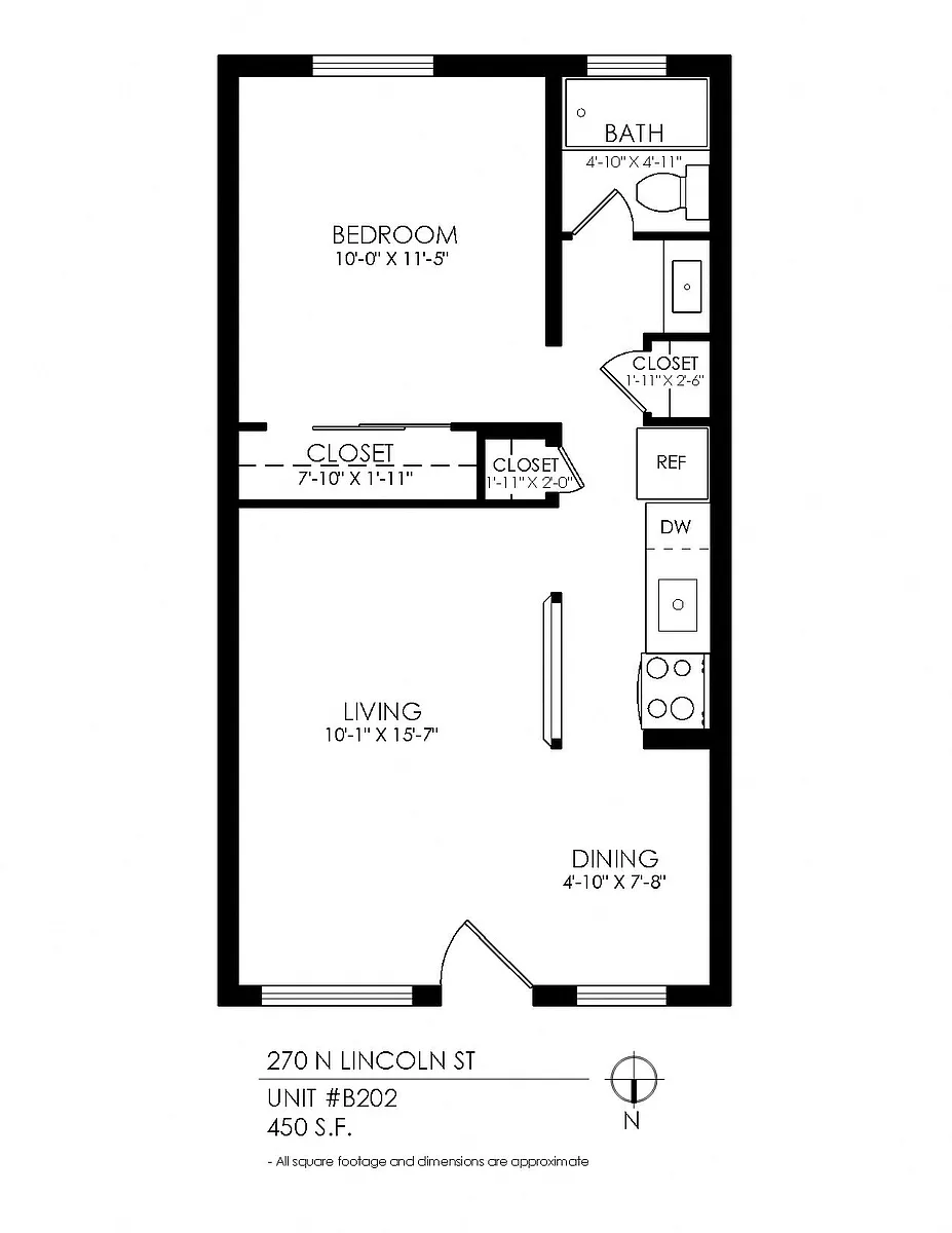 Floor plan 1 Bedroom