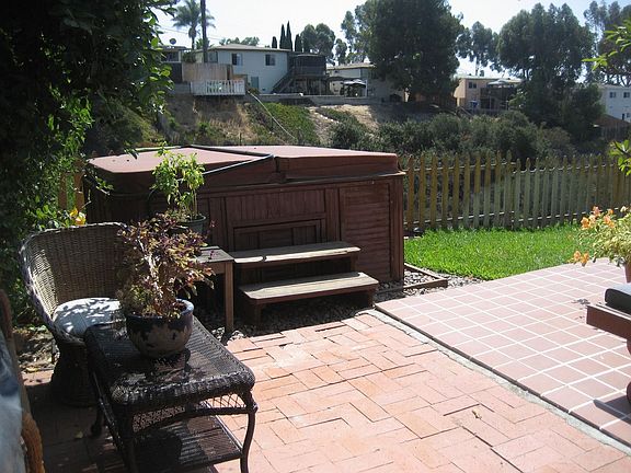 back of patio