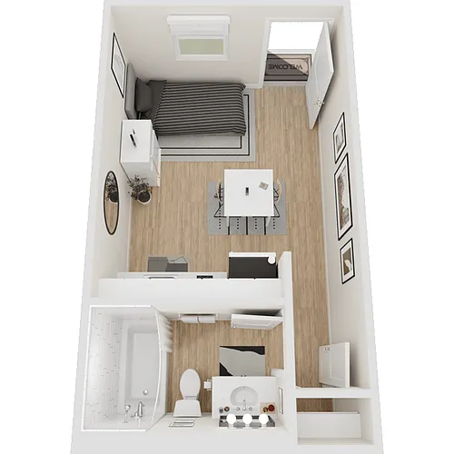 Floor plan Studio