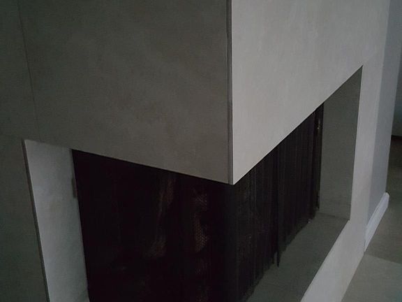 1 of 2 fireplaces - in family room