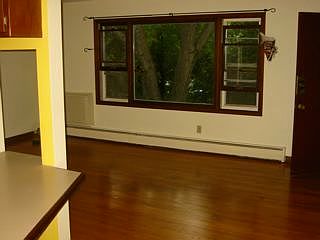 Rich hardwood floors and plenty of sunlight brighten the spa