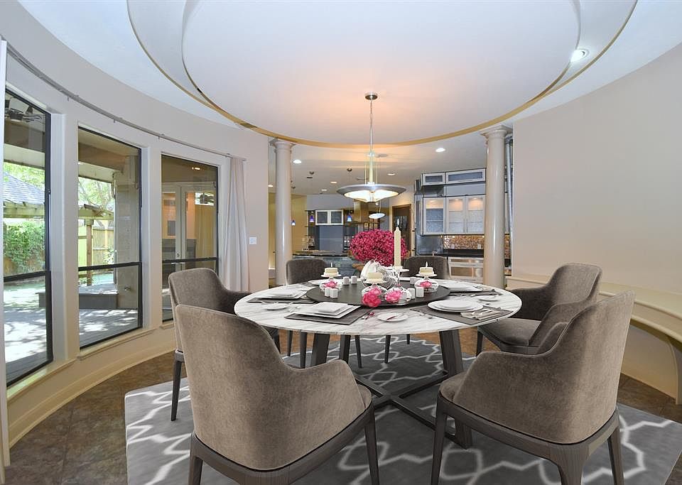 This view of the Formal Dining Room has been virtually staged, so you can see the entertaining potential in this space.