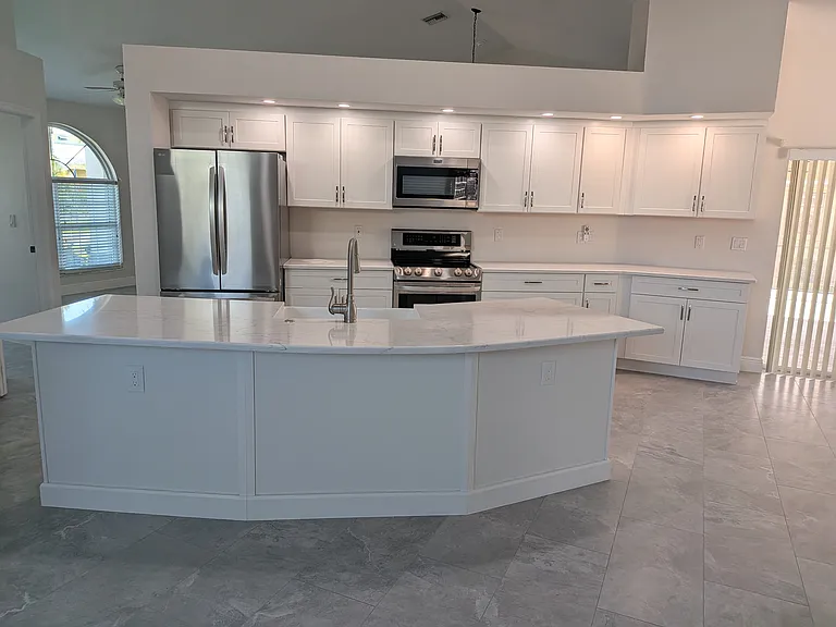 Kitchen with LED Lighting