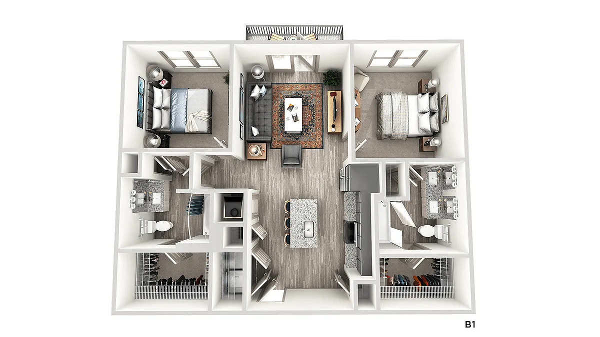 Floor plan B1