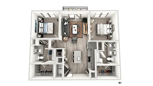 Floor plan B1