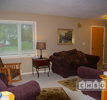 Living Room Main Level, view from Dining Room