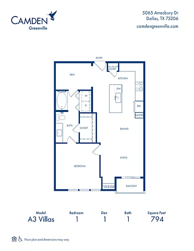 Floor plan A3 Villas