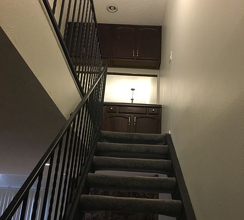 view upstairs from 1st floor