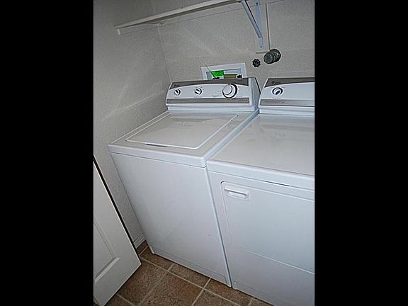 Washer and Dryer Included!