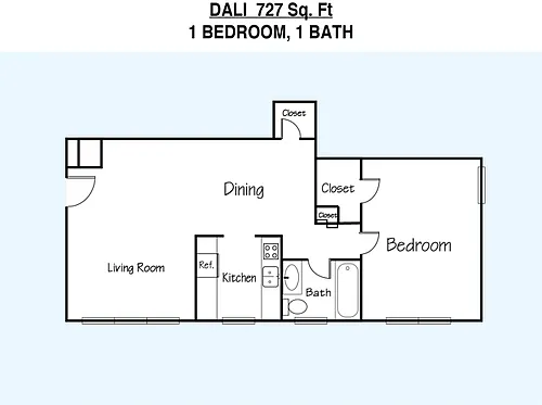 Floor plan Dali