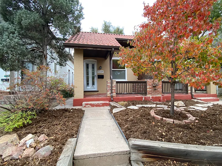 View from sidewalk
