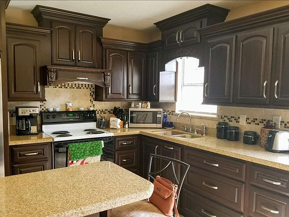 Kitchen with granite counters