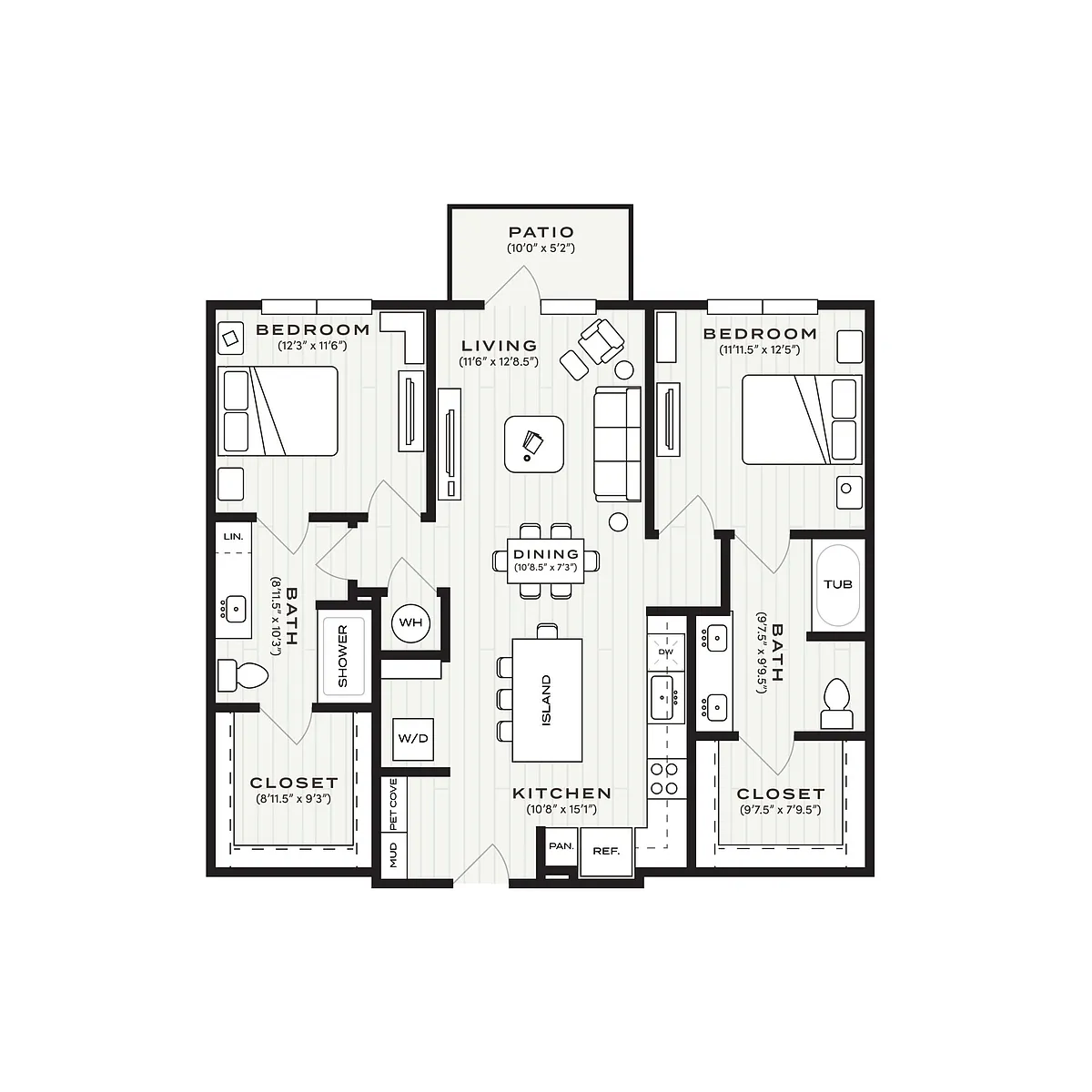 Floor plan B1 HA