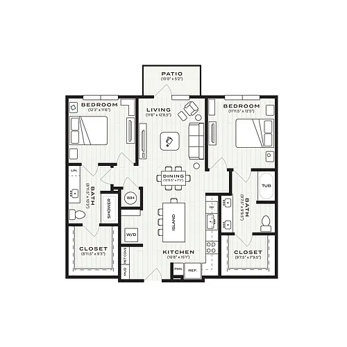 Floor plan B1 HA