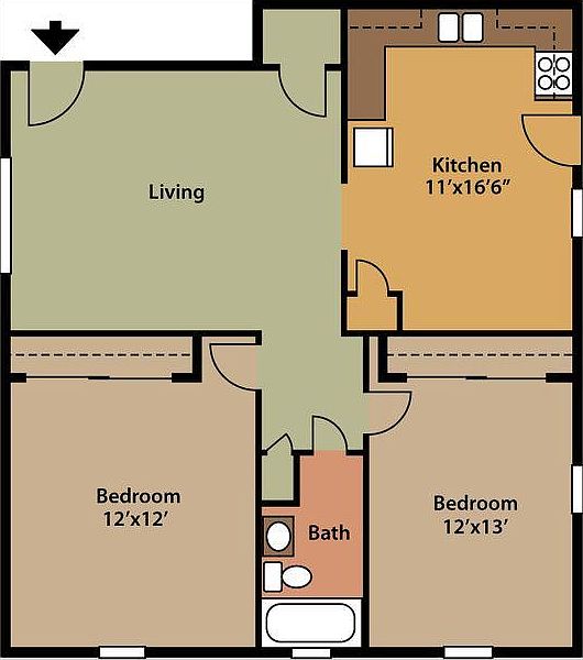 2nd image of 2601 New Orleans St SW APT 1022