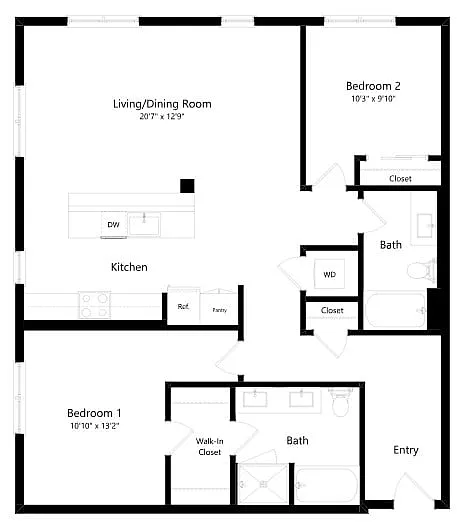 Floor plan B1