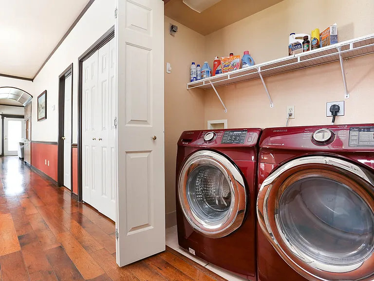 Full Washer and dryer included on main floor.