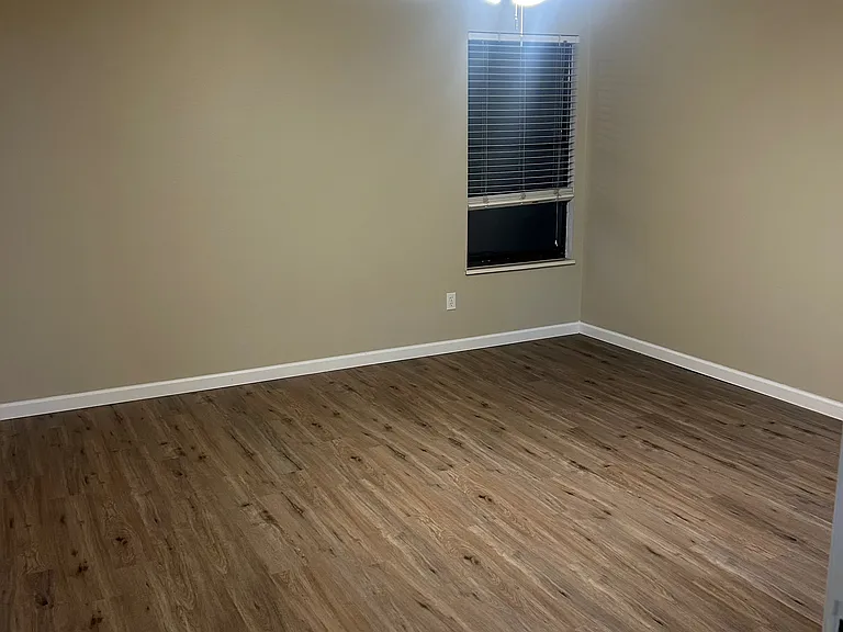 Bedroom with walk in closet