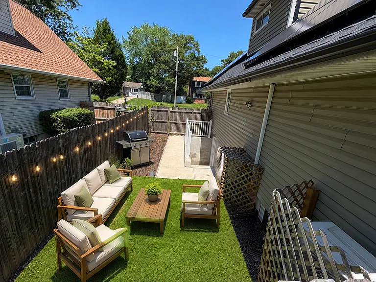 Example of what you can make of this backyard space. Possibilities are endless!