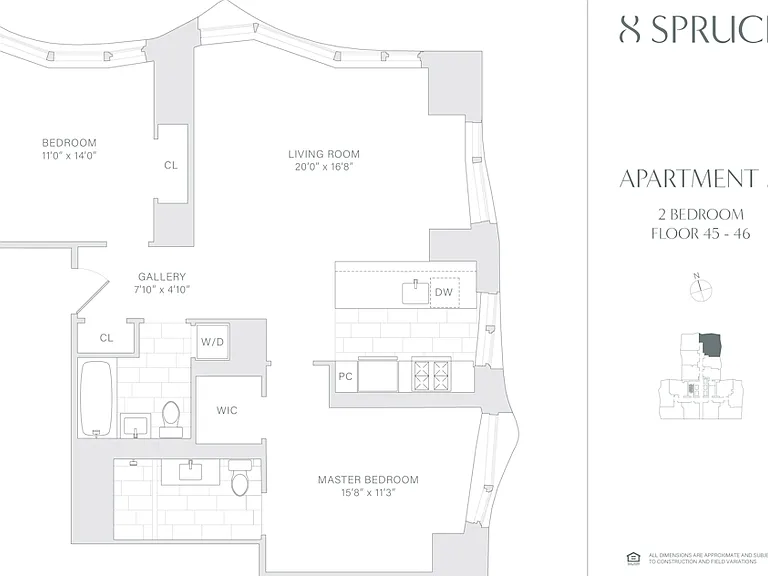 8 Spruce St #46A — Photo 2