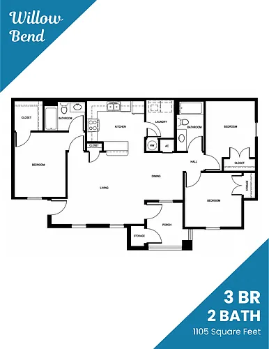 Floor plan 3 Bedroom