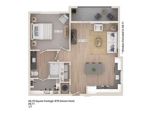 Floor plan A610