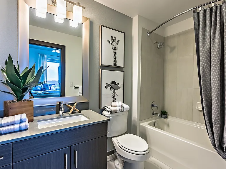 Bathroom 3Signature 1909 - Luxury Off-Campus Apartments Near University of Texas Austin UT - 1909 Rio Grande Street