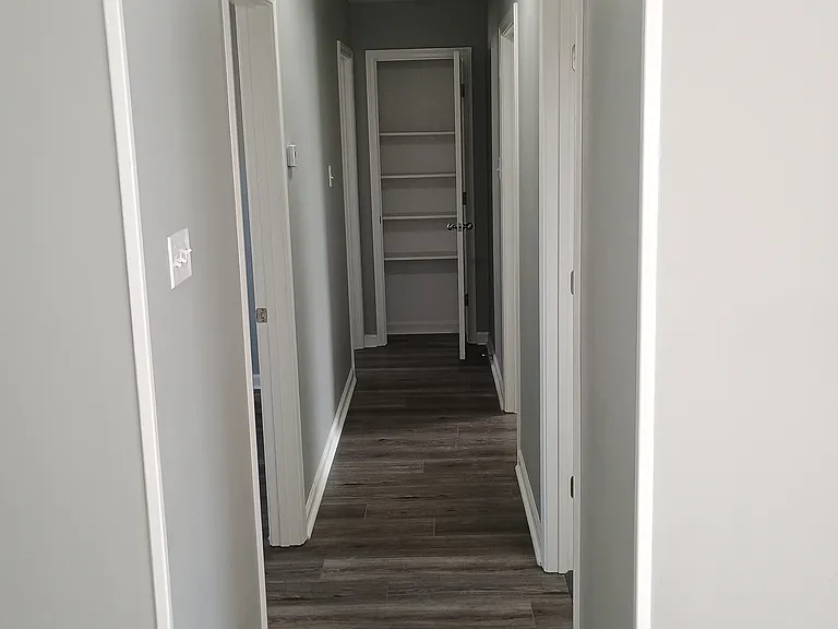 Hallway to Bedrooms and Hall Bath