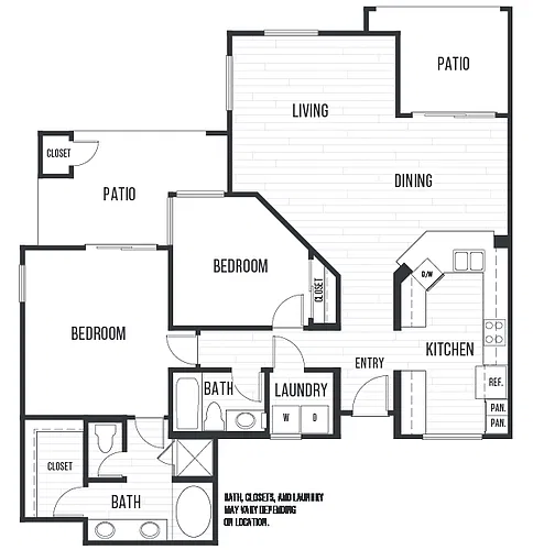 Floor plan Plan 2C