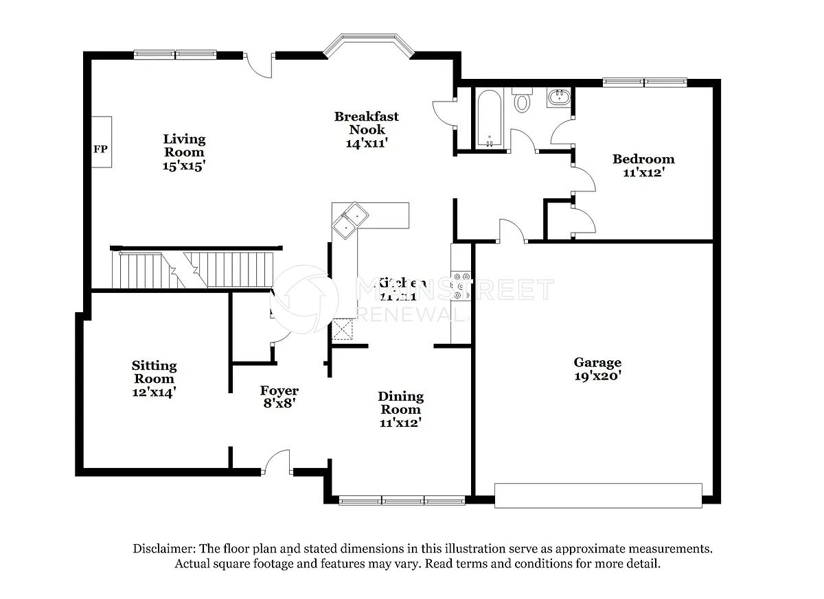 Floor Plan - 4025 Belmont Ridge Dr