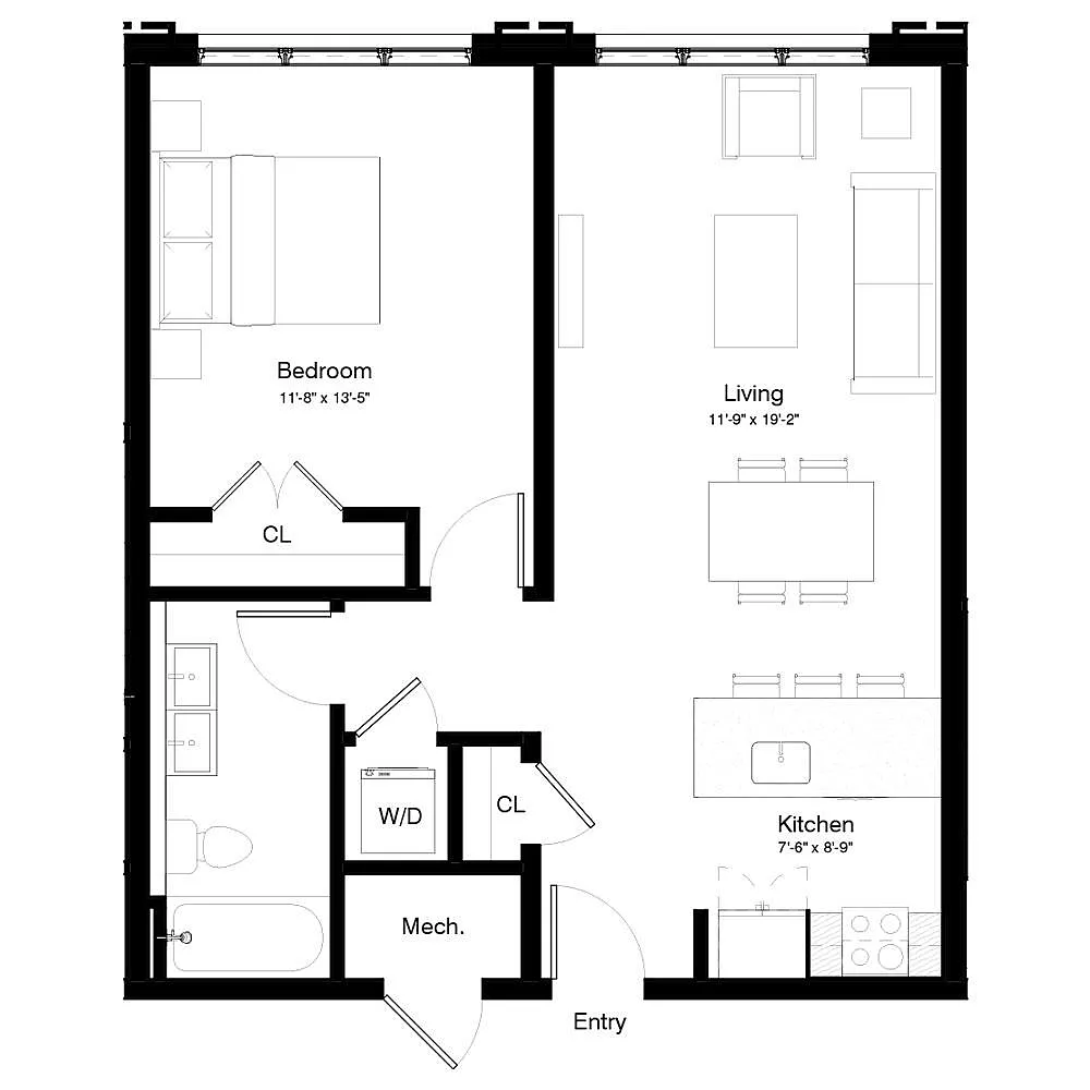 Floor plan 206-606