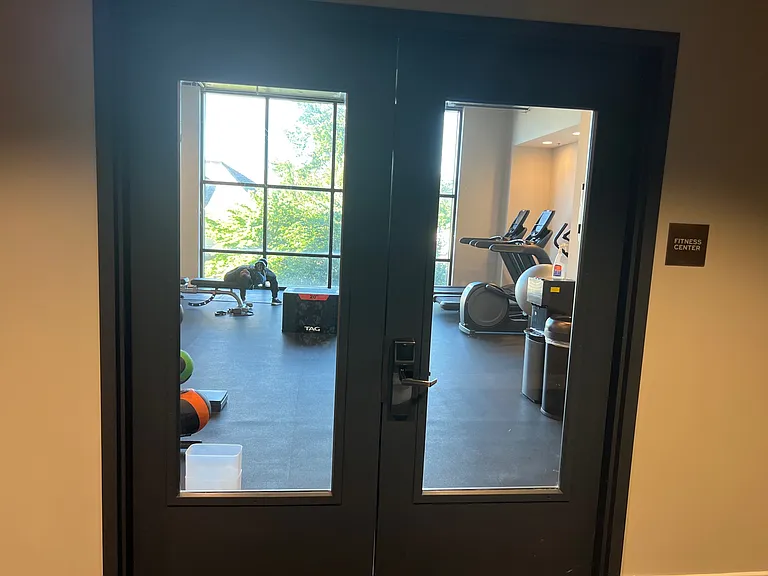 gym is on the second floor
