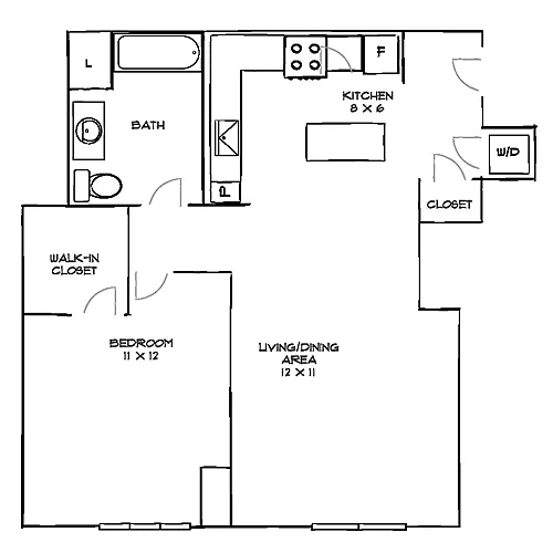 Floor plan Design 1B