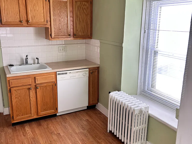 Kitchen sink and window