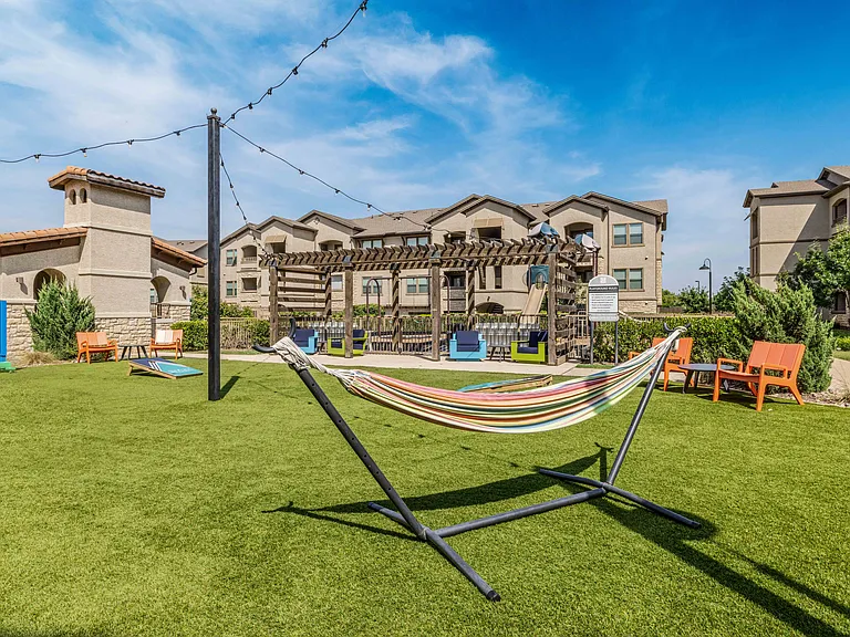 Yard Game and Lounge Area