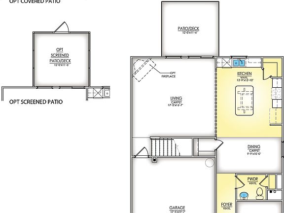 Willow Wind Main Level and Options