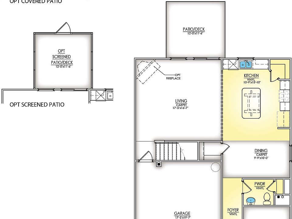 Willow Wind Main Level and Options