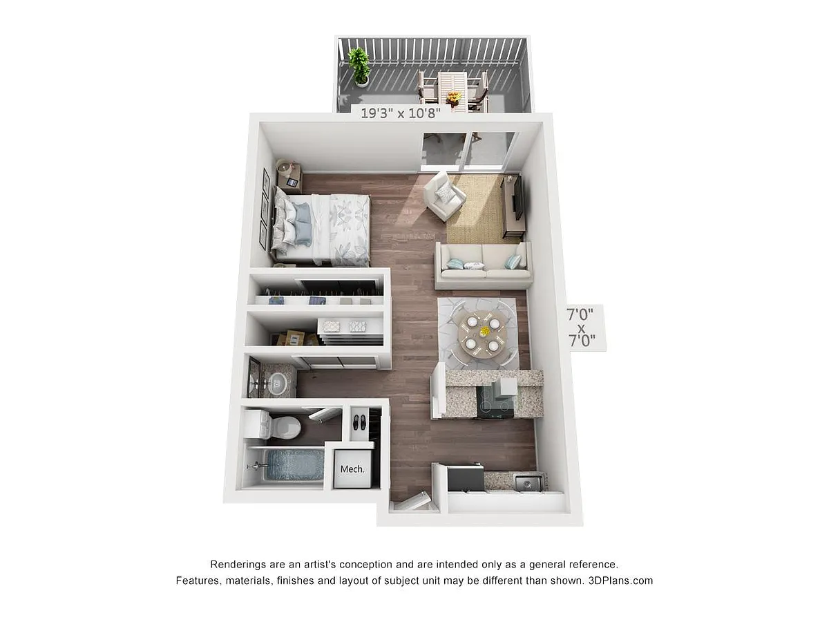 Floor plan 0X1 SB