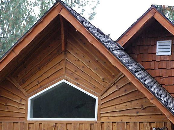 On-site custom milled siding